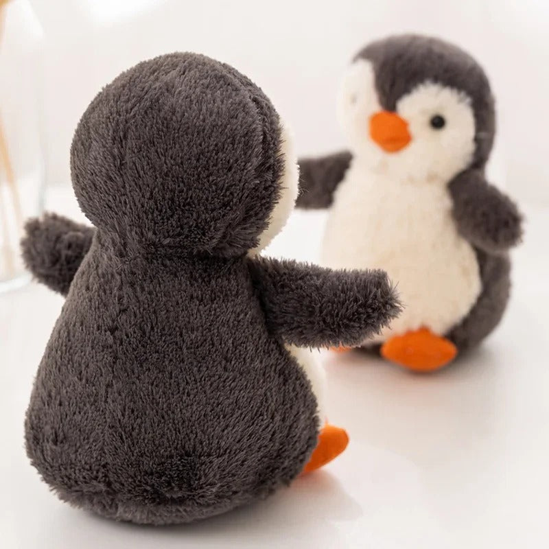 Doudou-pinguin-bebe-avant-arriere-mignon-deux