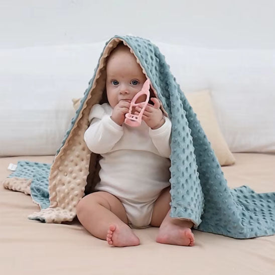 Couverture Bébé | Bicolore