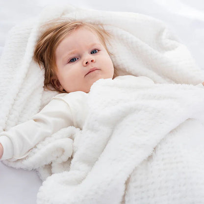 Couverture Bébé | Douceur Blanche
