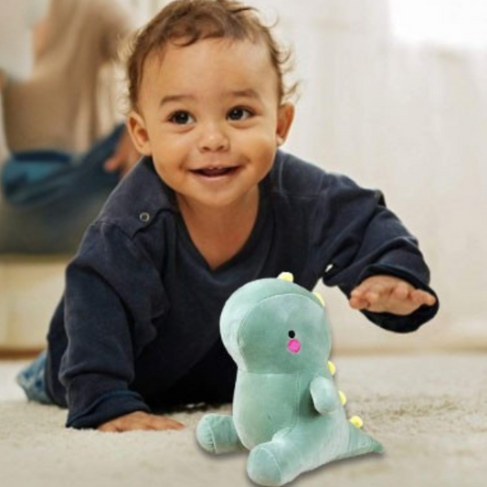 doudou-bebe-dinosaure-garcon-quatre-pattes-sourire