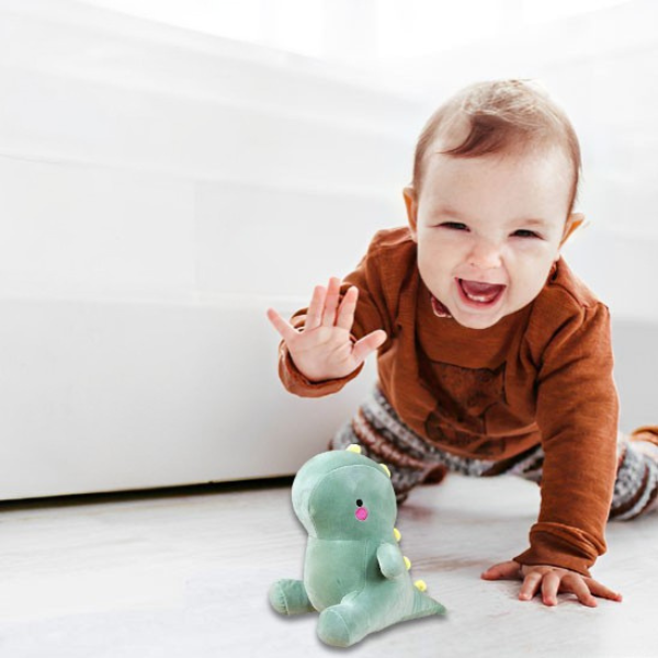 doudou-bebe-dinosaure-vert-garcon-rigole