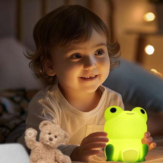 veilleuse-pour-bebe-grenouille-mignone-rigolote